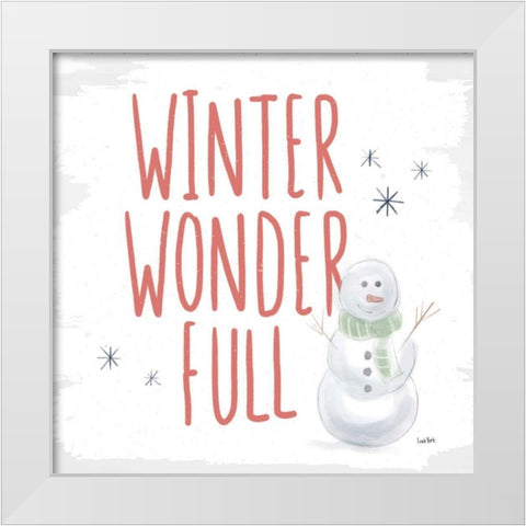 Woodland Wonders VI White Modern Wood Framed Art Print by York, Leah