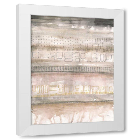 Neutral Studies I White Modern Wood Framed Art Print by Prahl, Courtney