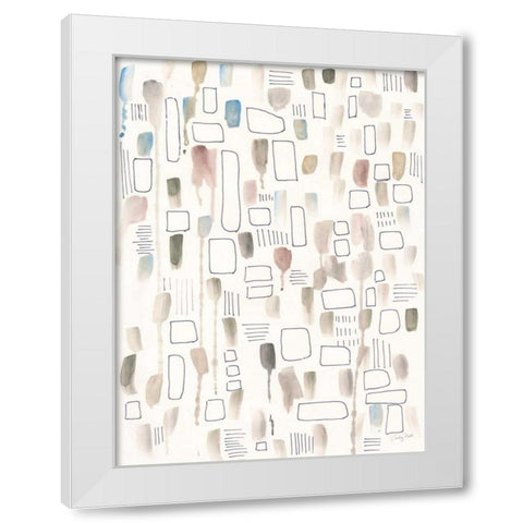 Neutral Studies III White Modern Wood Framed Art Print by Prahl, Courtney