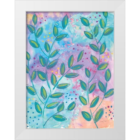 Botanical Brights I White Modern Wood Framed Art Print by Prahl, Courtney
