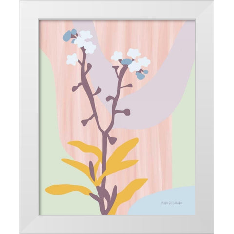 Dont Forget Me Pastel White Modern Wood Framed Art Print by Gallagher, Megan