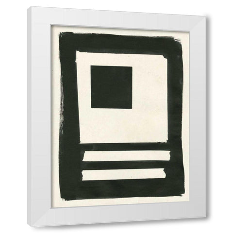 Portal II White Modern Wood Framed Art Print by Hershey, Moira