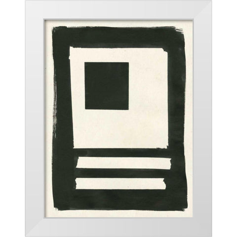 Portal II White Modern Wood Framed Art Print by Hershey, Moira