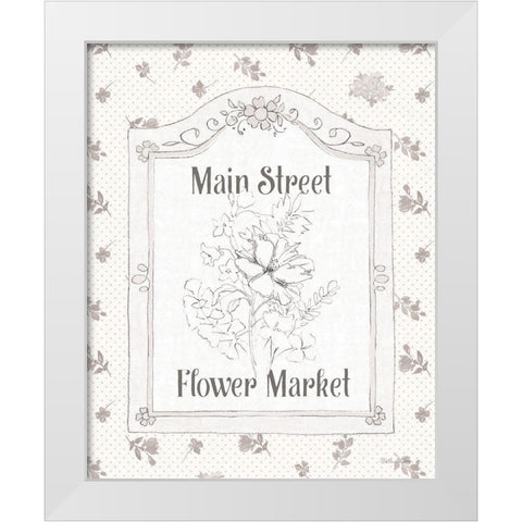 Peaceful Petals V Neutral White Modern Wood Framed Art Print by Grove, Beth