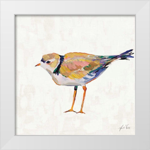 Coastal Plover IV Linen White Modern Wood Framed Art Print by Vertentes, Jeanette