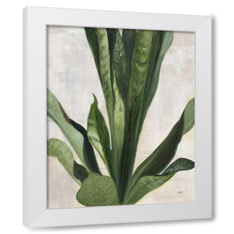 Tropical Study III White Modern Wood Framed Art Print by Purinton, Julia