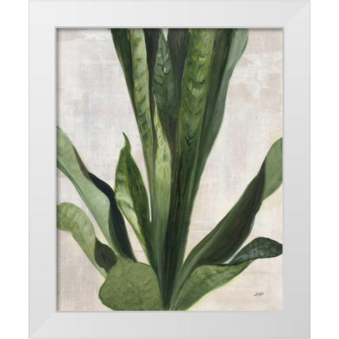 Tropical Study III White Modern Wood Framed Art Print by Purinton, Julia