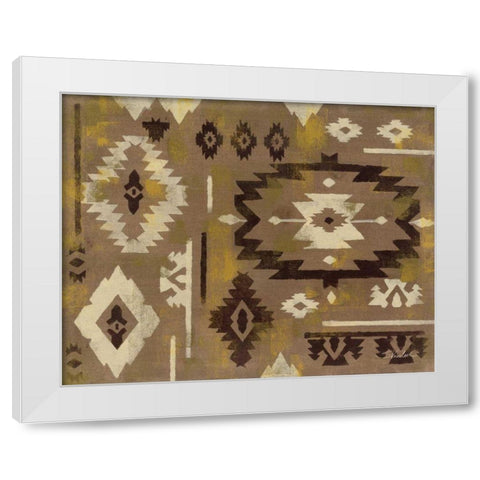 Of the West White Modern Wood Framed Art Print by Vassileva, Silvia