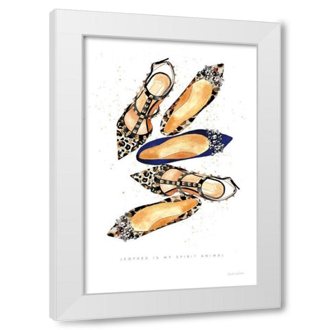 On the Wild Side III White Modern Wood Framed Art Print by Charro, Mercedes Lopez