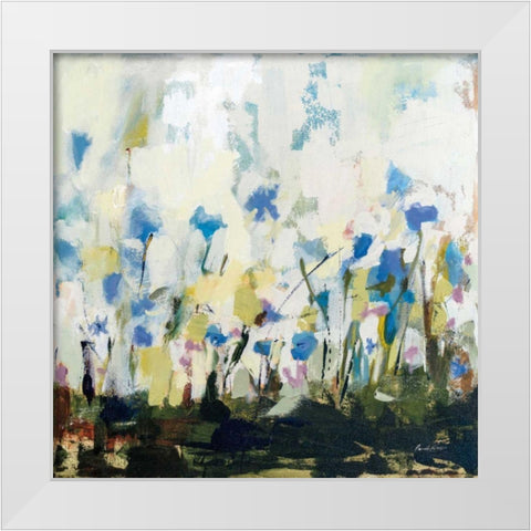 Spontaneous Summer IV White Modern Wood Framed Art Print by Munger, Pamela