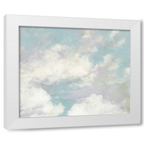 Clouds Above White Modern Wood Framed Art Print by Purinton, Julia