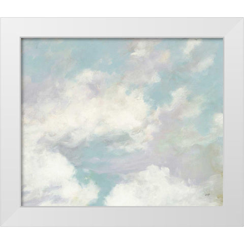Clouds Above White Modern Wood Framed Art Print by Purinton, Julia