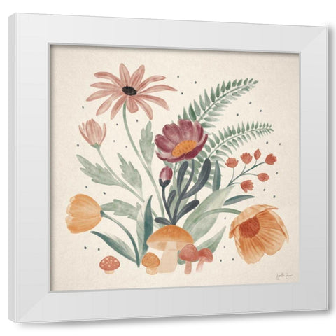 Cottage Botanical III White Modern Wood Framed Art Print by Penner, Janelle
