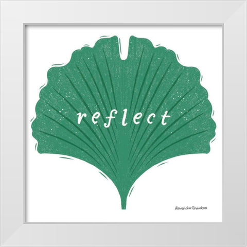 Nature Sanctuary IV White Modern Wood Framed Art Print by Snowdon, Alexandra