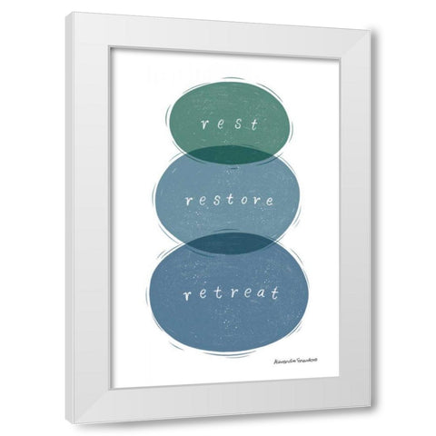 Nature Sanctuary VI White Modern Wood Framed Art Print by Snowdon, Alexandra