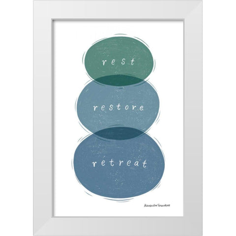 Nature Sanctuary VI White Modern Wood Framed Art Print by Snowdon, Alexandra