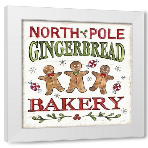 Christmas Treats III White Modern Wood Framed Art Print by Tavoletti, Anne