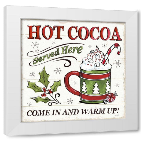 Christmas Treats IV White Modern Wood Framed Art Print by Tavoletti, Anne