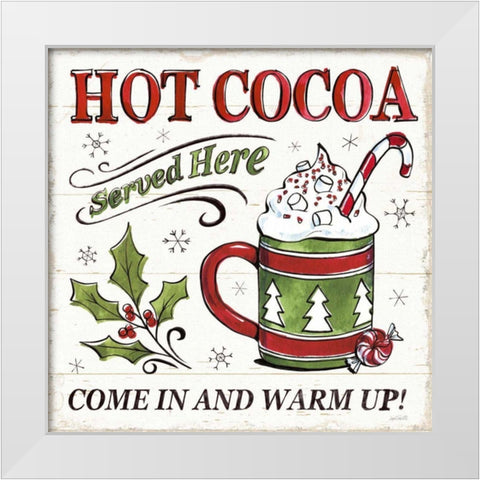 Christmas Treats IV White Modern Wood Framed Art Print by Tavoletti, Anne