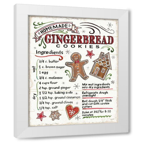 Christmas Treats VI White Modern Wood Framed Art Print by Tavoletti, Anne