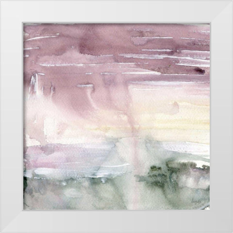 Subtlety White Modern Wood Framed Art Print by Rice, Kristy