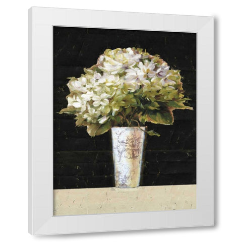Marche de Fleurs Bouquet Black White Modern Wood Framed Art Print by Audit, Lisa