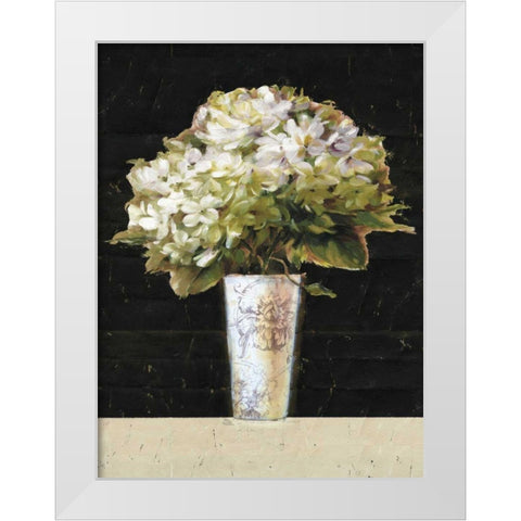 Marche de Fleurs Bouquet Black White Modern Wood Framed Art Print by Audit, Lisa