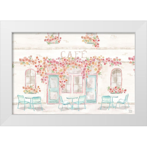 World Tour XV White White Modern Wood Framed Art Print by June, Dina