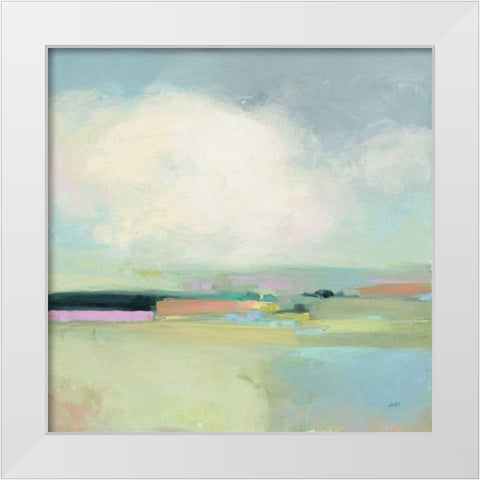 Colorful Landscape White Modern Wood Framed Art Print by Purinton, Julia