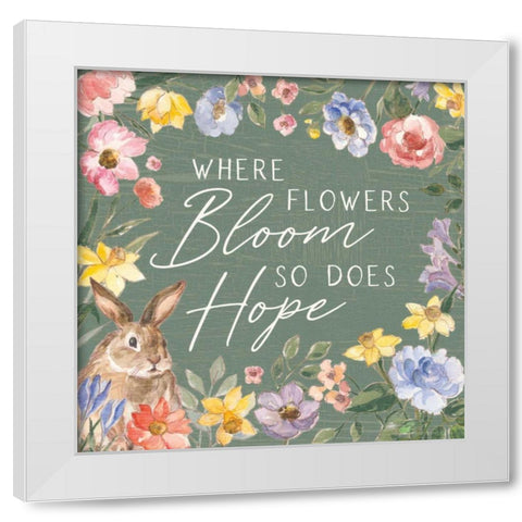 Happy Easter III Sage White Modern Wood Framed Art Print by Vassileva, Silvia