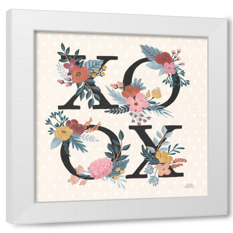 Love Letters VIII Black White Modern Wood Framed Art Print by Marshall, Laura
