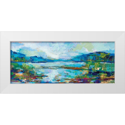 Light of Day White Modern Wood Framed Art Print by Vertentes, Jeanette