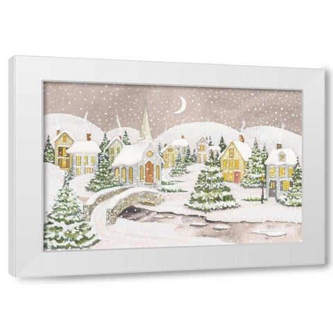 All is Calm All is Bright Light White Modern Wood Framed Art Print by McKenna, Kathleen Parr
