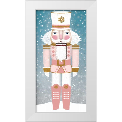 Nutcracker IV Blush White Modern Wood Framed Art Print by Fowler, Ryan
