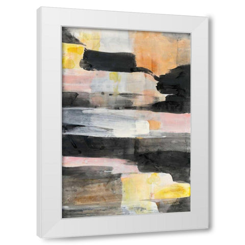 Break of Day White Modern Wood Framed Art Print by Hristova, Albena