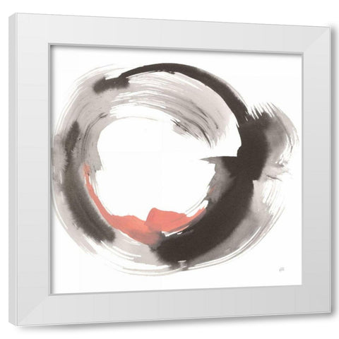 Hake Clay IV White Modern Wood Framed Art Print by Paschke, Chris