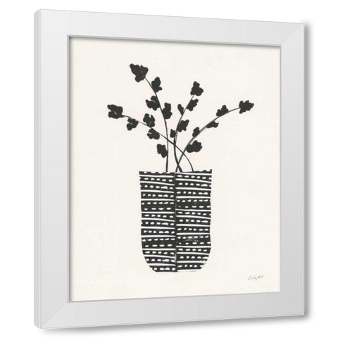 Shadow Vessel I White Modern Wood Framed Art Print by Prahl, Courtney