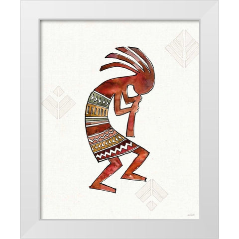 Southwest Flair II White Modern Wood Framed Art Print by Tavoletti, Anne