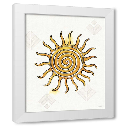 Southwest Flair V White Modern Wood Framed Art Print by Tavoletti, Anne