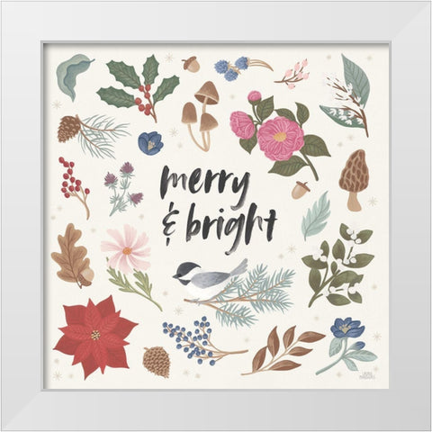 Winter Spirit III White Modern Wood Framed Art Print by Marshall, Laura