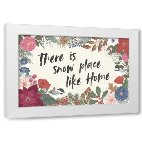 Winter Spirit IV White Modern Wood Framed Art Print by Marshall, Laura