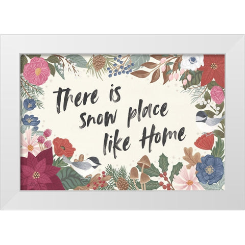 Winter Spirit IV White Modern Wood Framed Art Print by Marshall, Laura