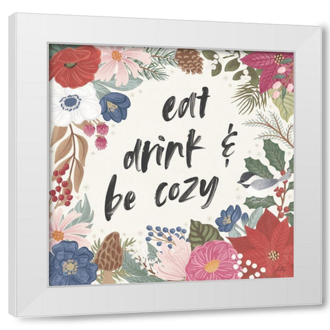 Winter Spirit V White Modern Wood Framed Art Print by Marshall, Laura