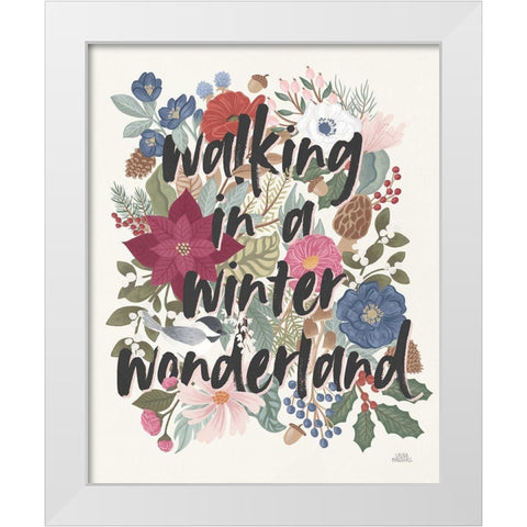 Winter Spirit VII White Modern Wood Framed Art Print by Marshall, Laura