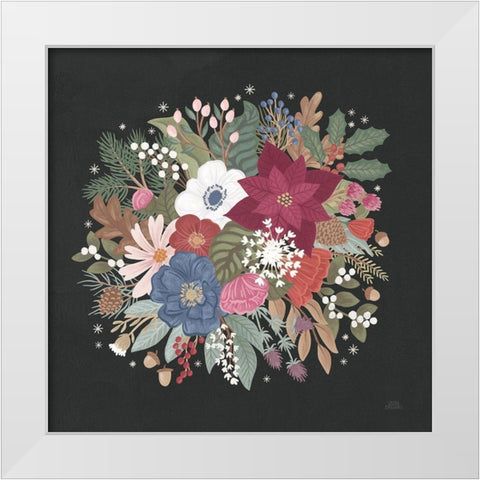 Winter Spirit IX White Modern Wood Framed Art Print by Marshall, Laura