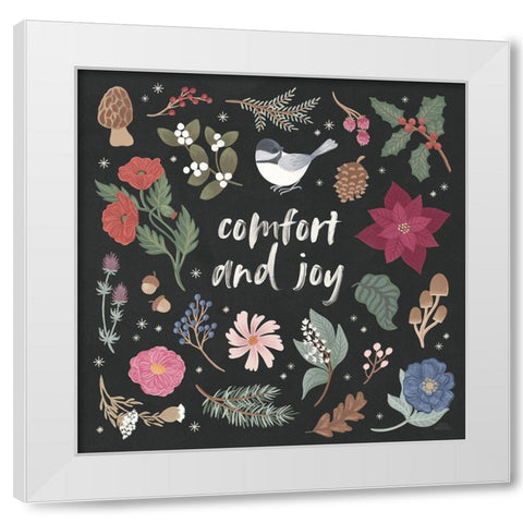 Winter Spirit II Dark White Modern Wood Framed Art Print by Marshall, Laura