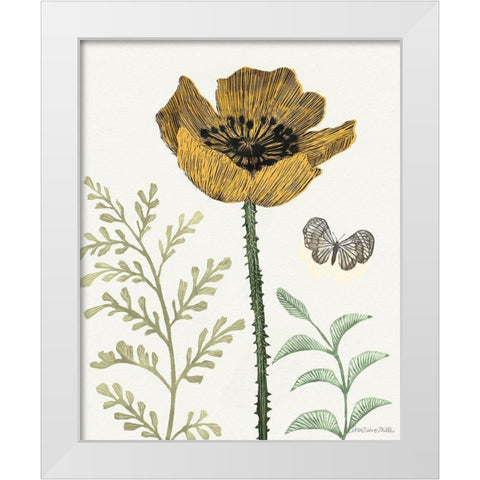 Springtime II Warm White Modern Wood Framed Art Print by Miller, Sara Zieve