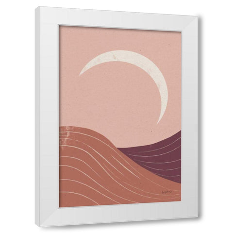 Eventide Desert Sunrise II White Modern Wood Framed Art Print by Thorns, Becky