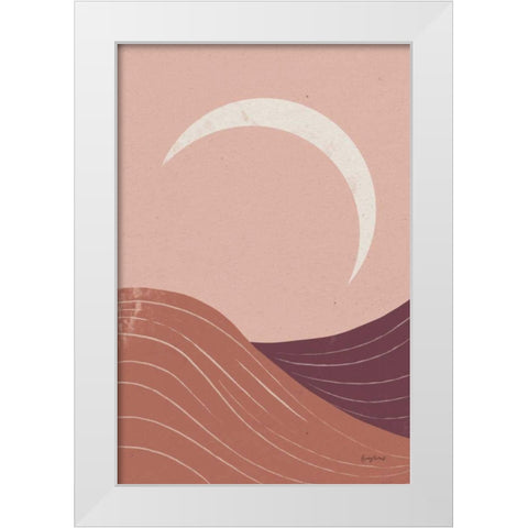 Eventide Desert Sunrise II White Modern Wood Framed Art Print by Thorns, Becky