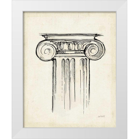 Museum Sketches V Off White White Modern Wood Framed Art Print by Tavoletti, Anne